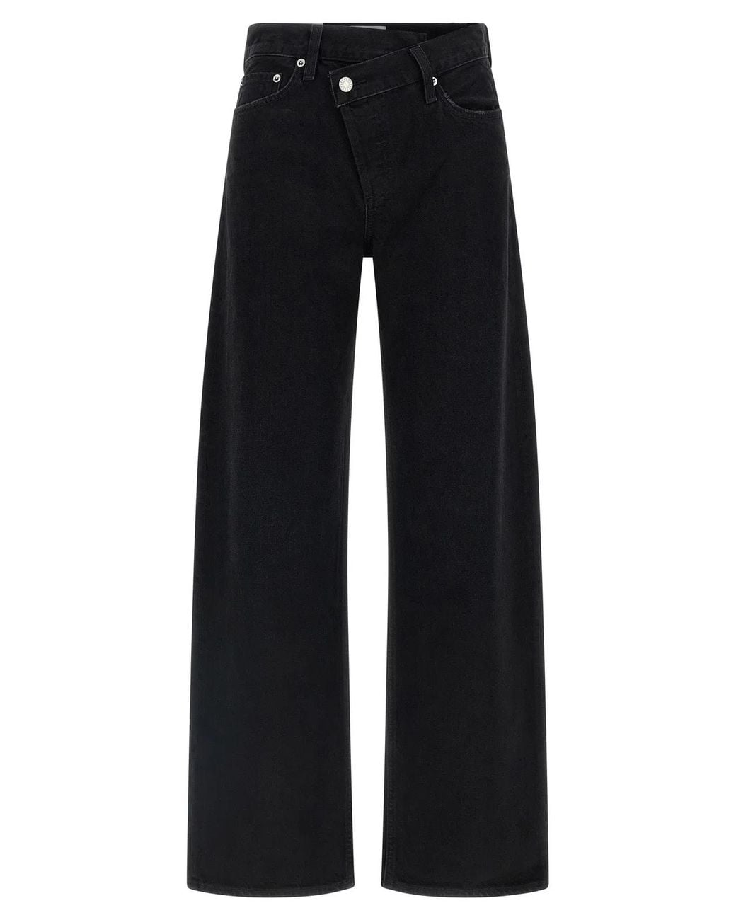 Agolde Black 'Arc Criss Cross' Jeans