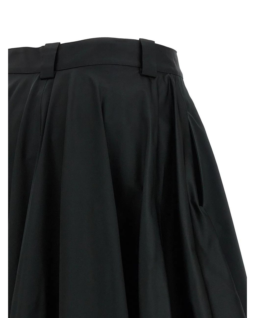 Balenciaga Black 'Balloon' Bermuda Shorts