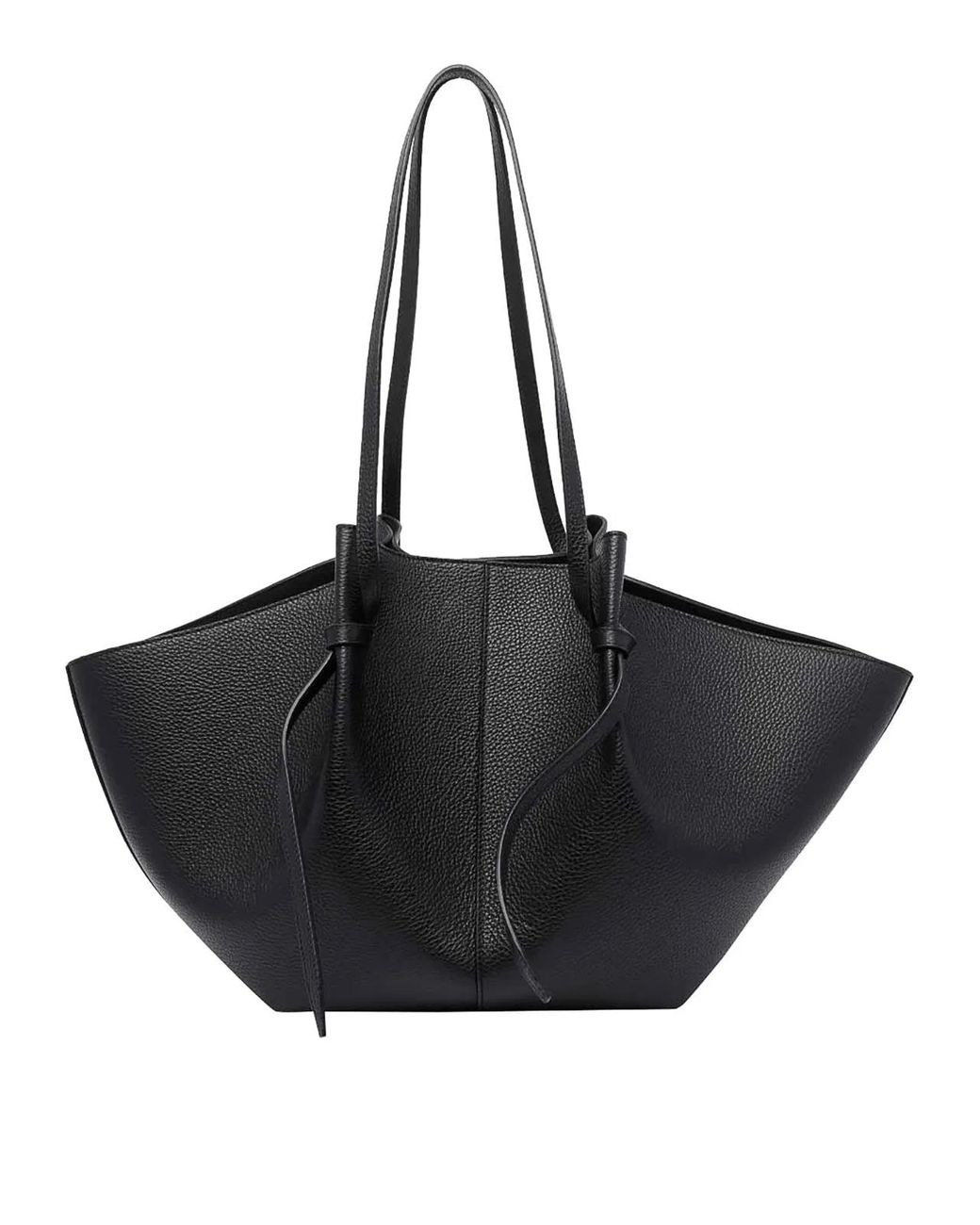 Yuzefi Black Large Mochi Shoulder Bag