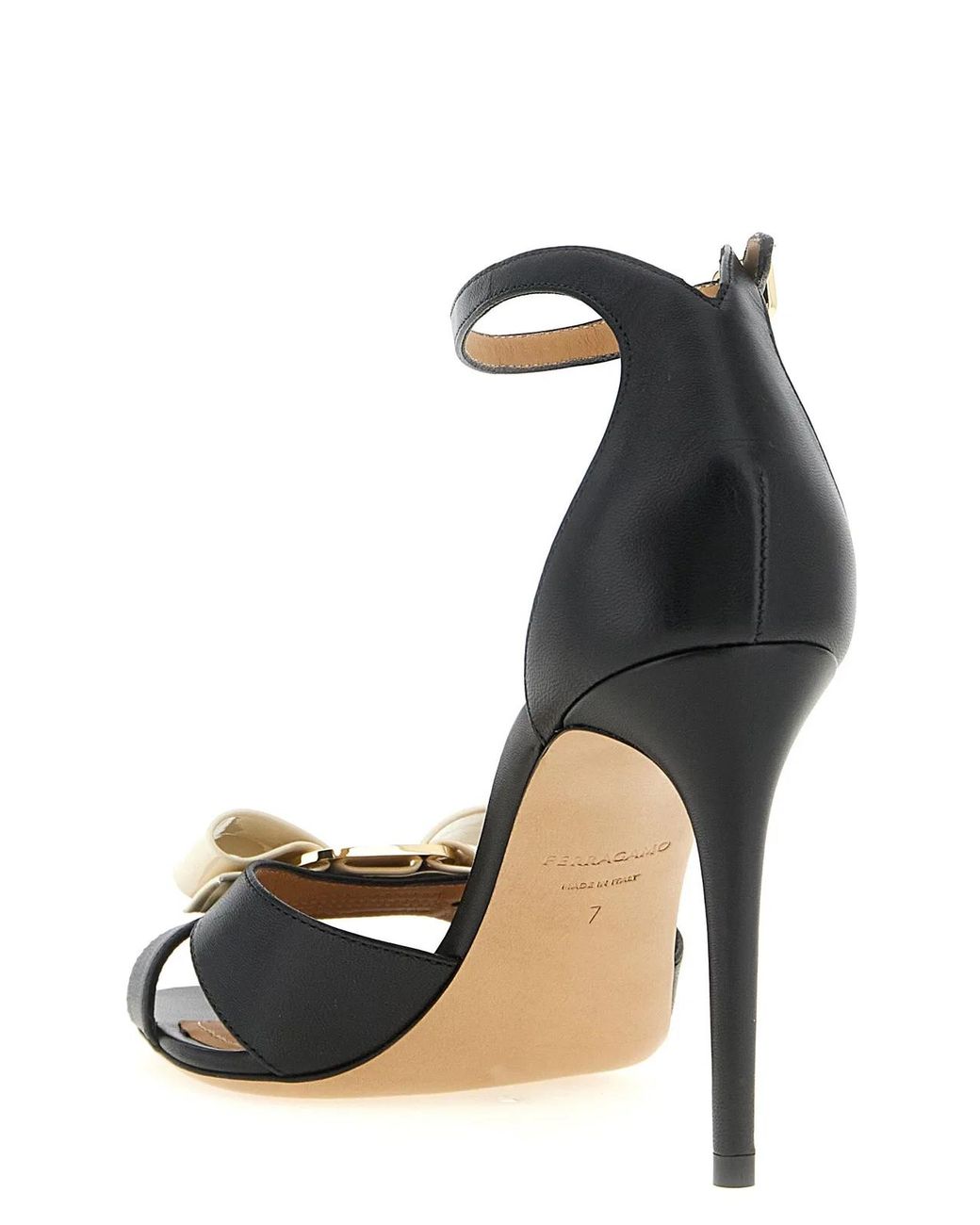 Ferragamo Metallic 'Roxy' Sandals
