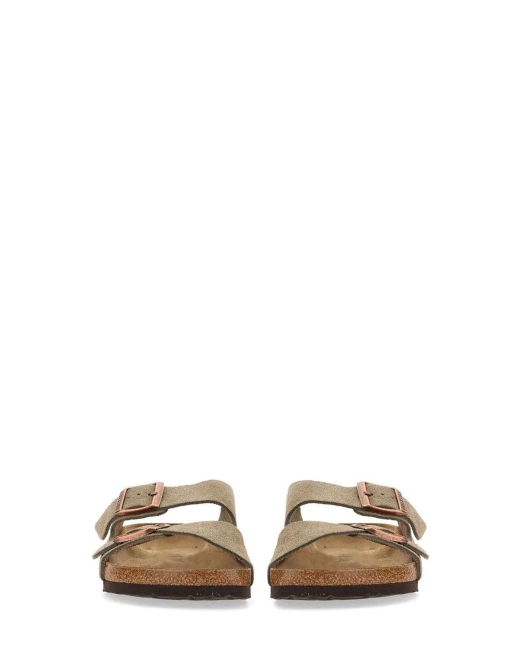 Birkenstock Brown Arizona Suede Slip-On Sandals