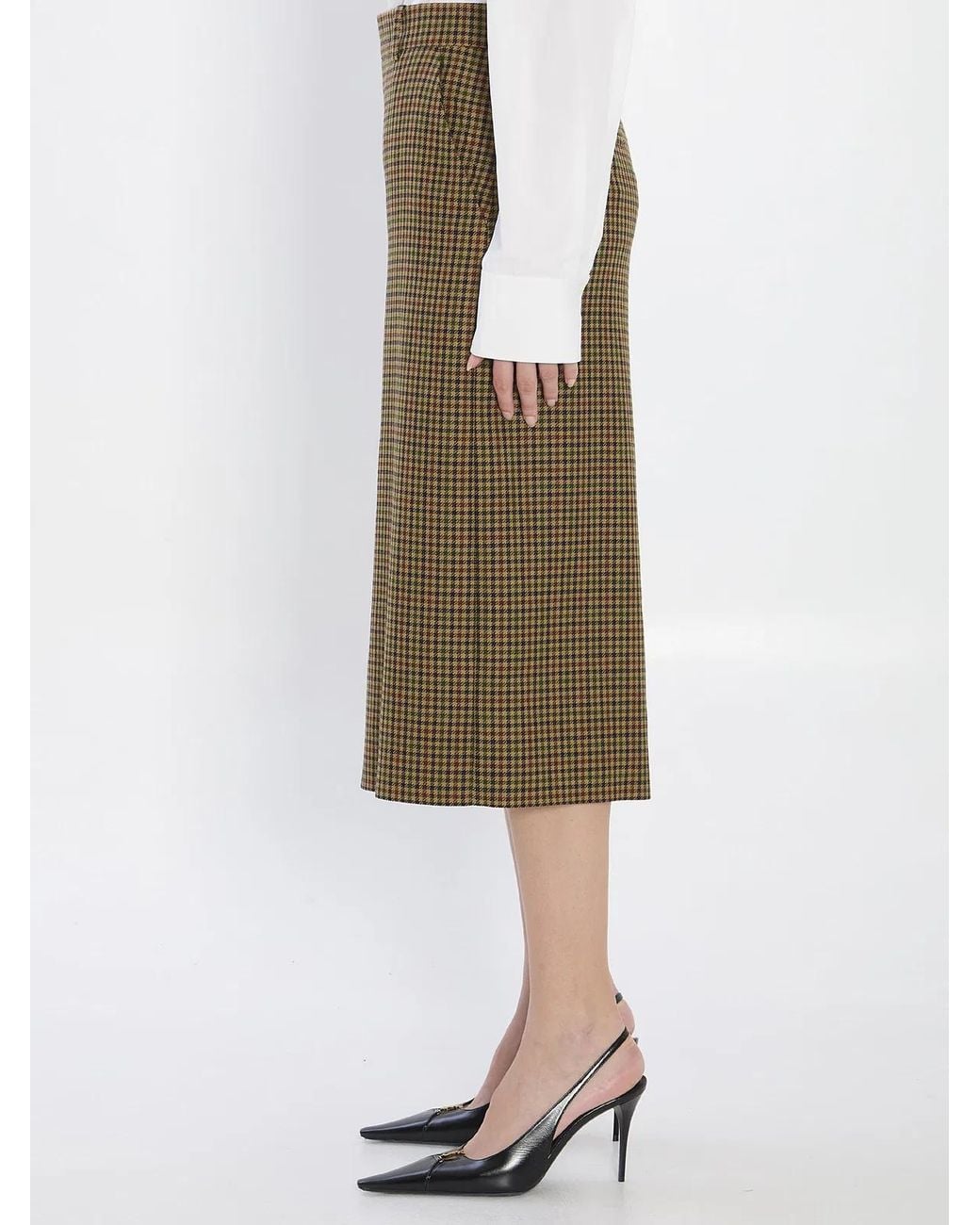 Saint Laurent Natural Pants Skirt