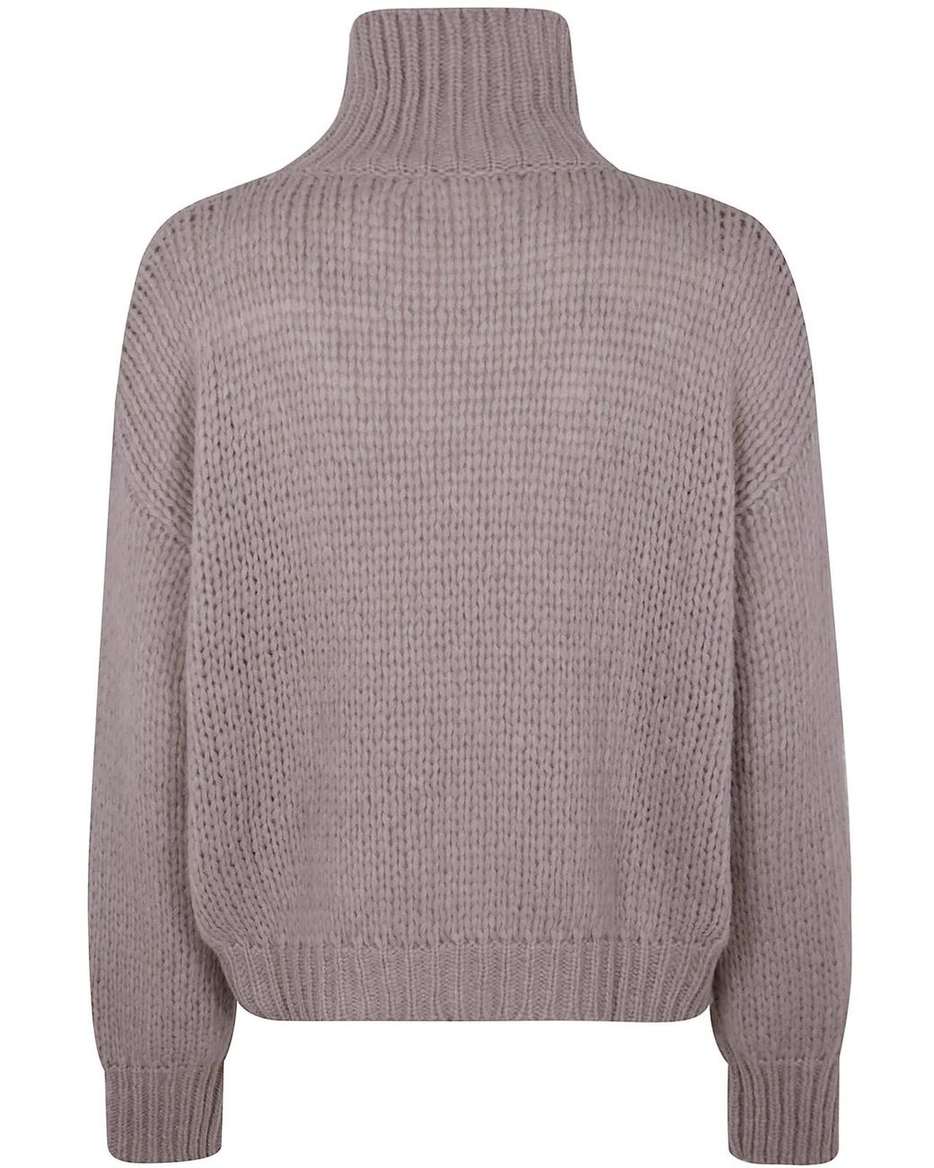 Nuur Brown Turtle Neck Sweater