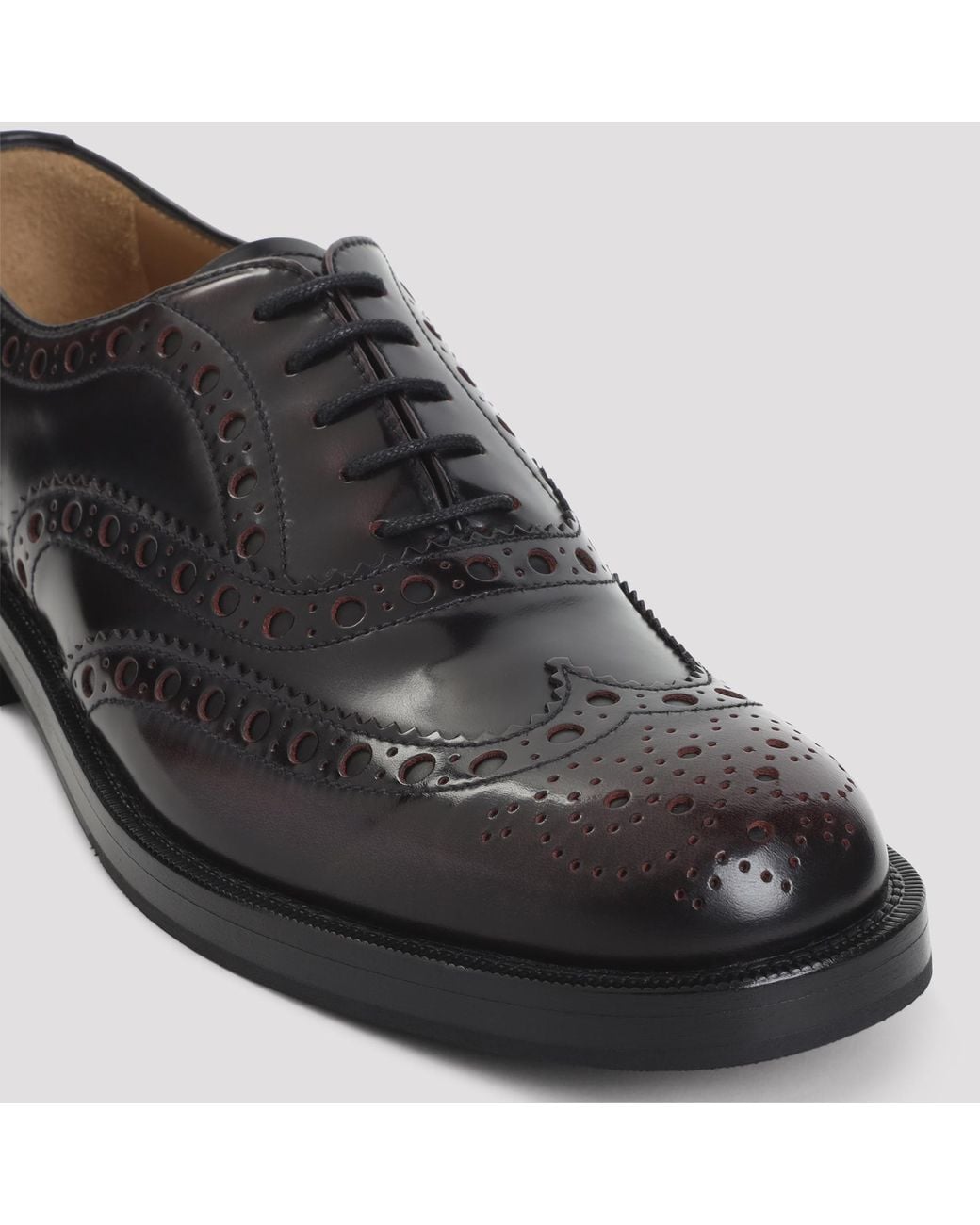 Church's Black F0Ady Burgundy Pilar