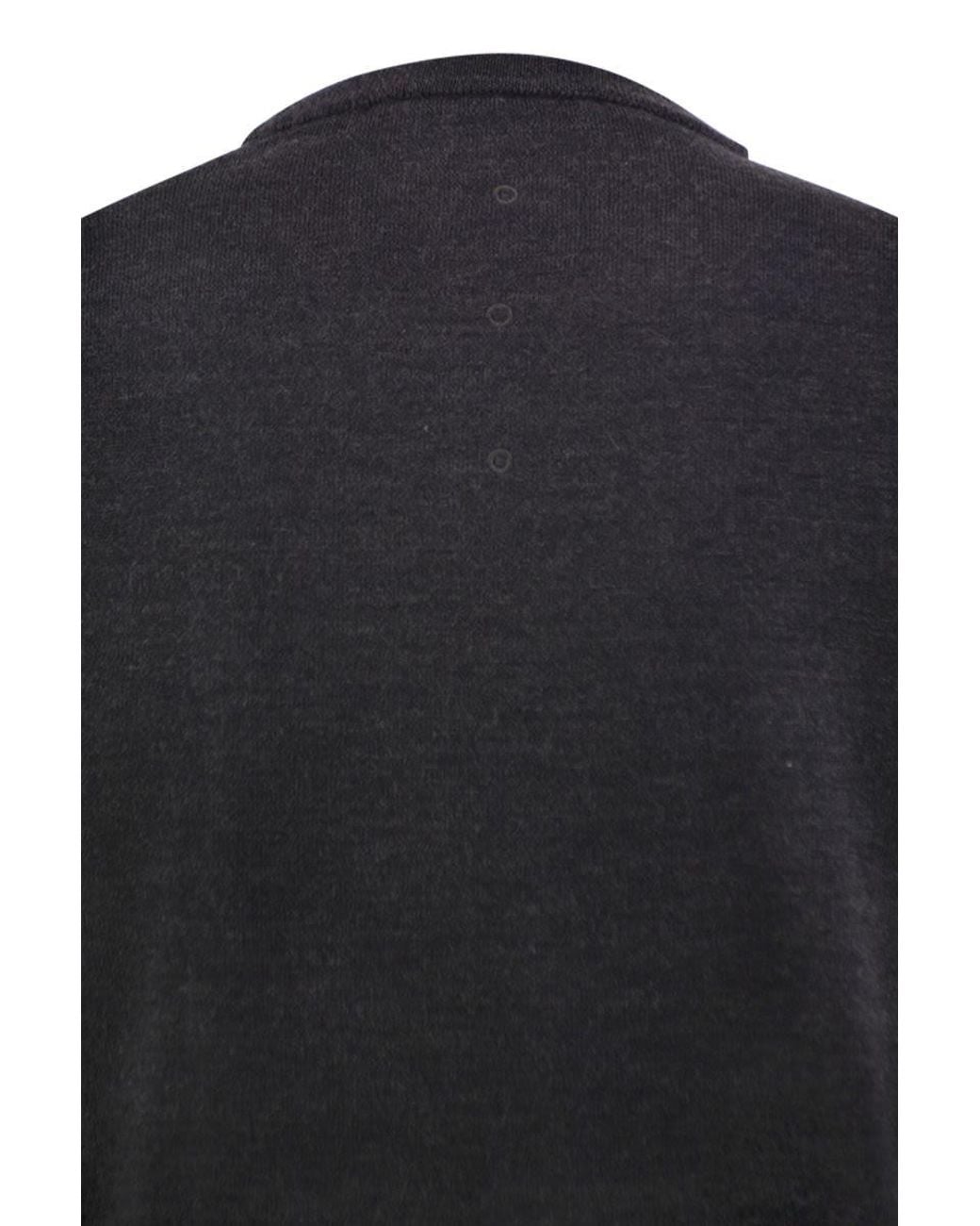 Premiata Blue Merino Wool Crew-Neck Jumper for men