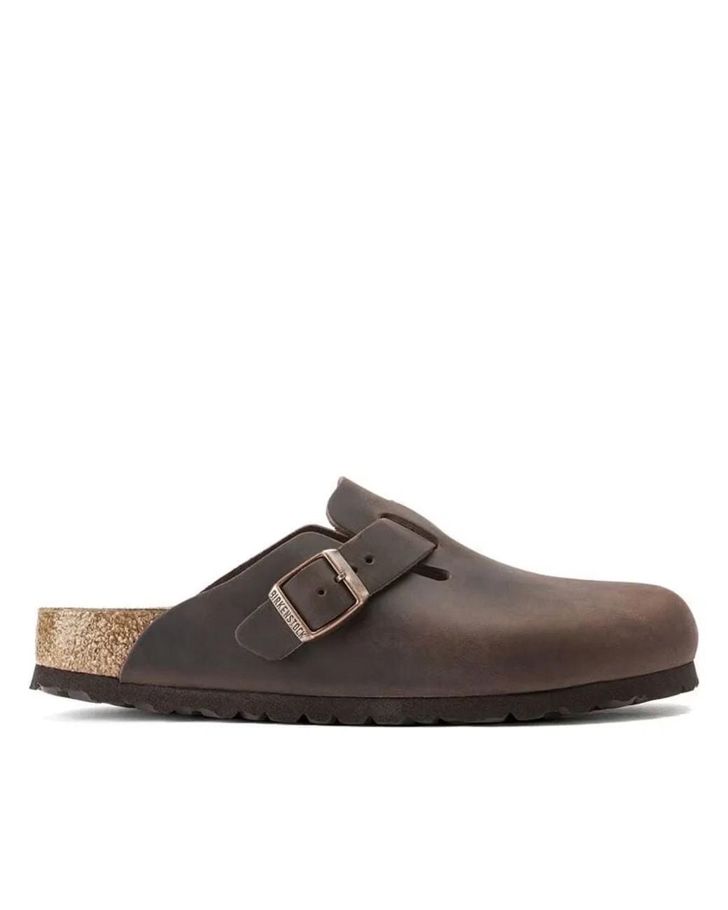 Birkenstock Brown Boston Oiled Leather Clogs