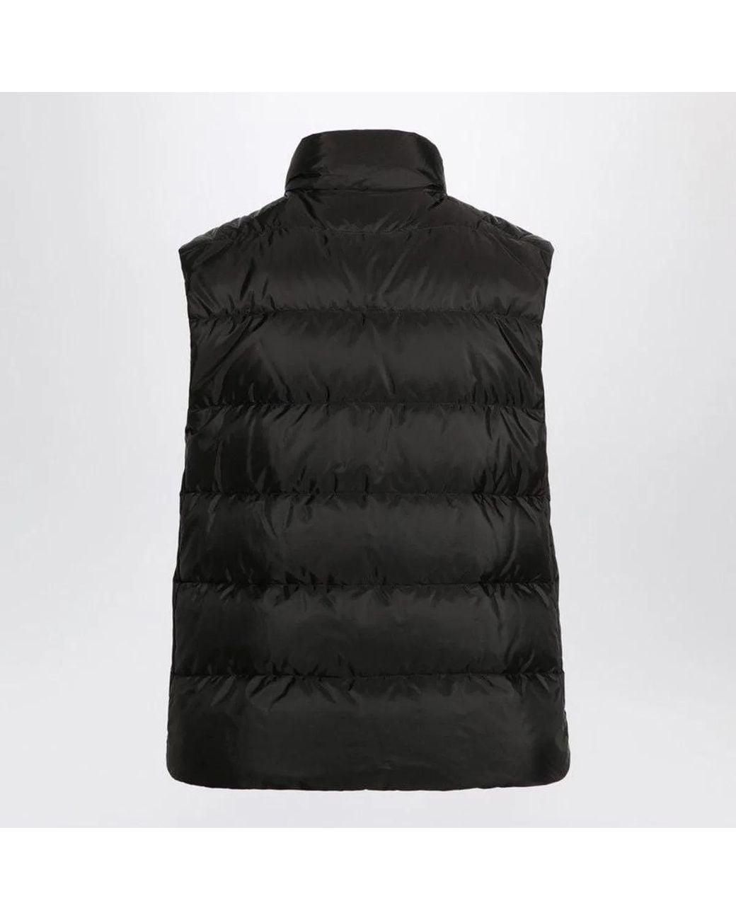 Prada Black Padded Vest Re-Nylon for men