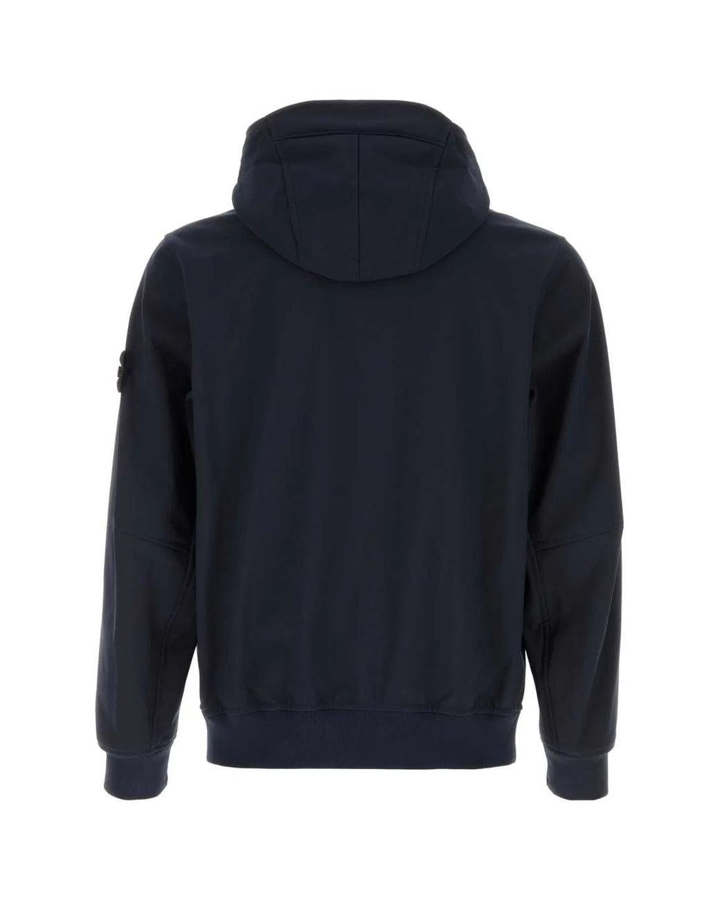 Stone Island Blue Stretch Polyester Jacket for men