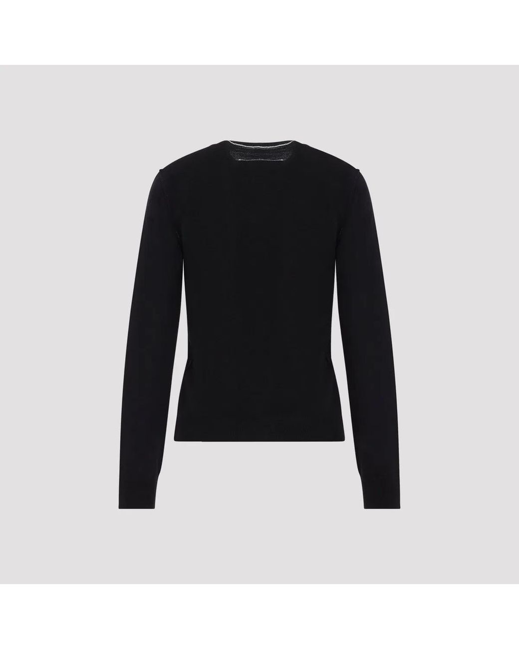 MM6 by Maison Margiela Black Wool Cardigan