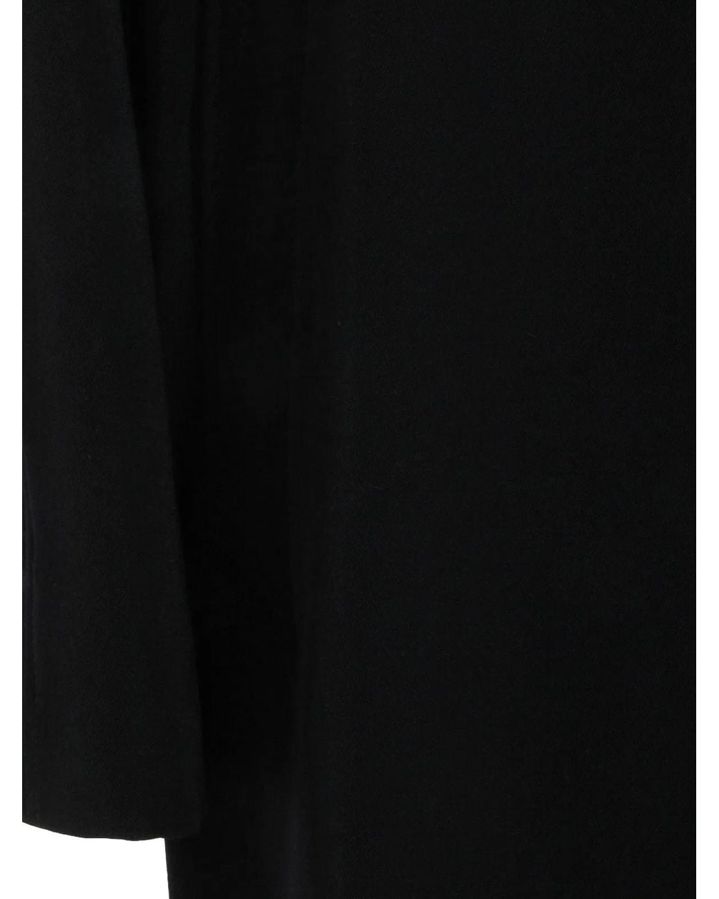 The Row Black Buttoned Coat