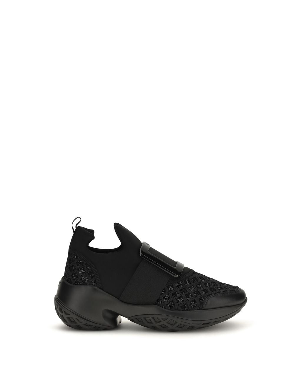 Roger Vivier Black Viv' Run Sneakers