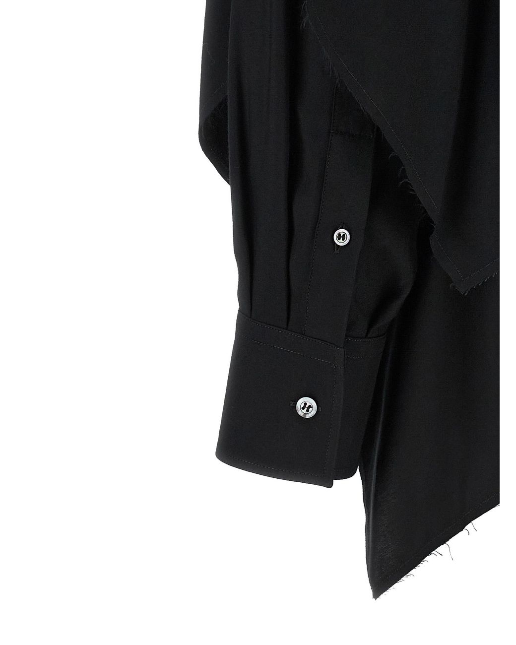 Maison Margiela Black Cape Shirt