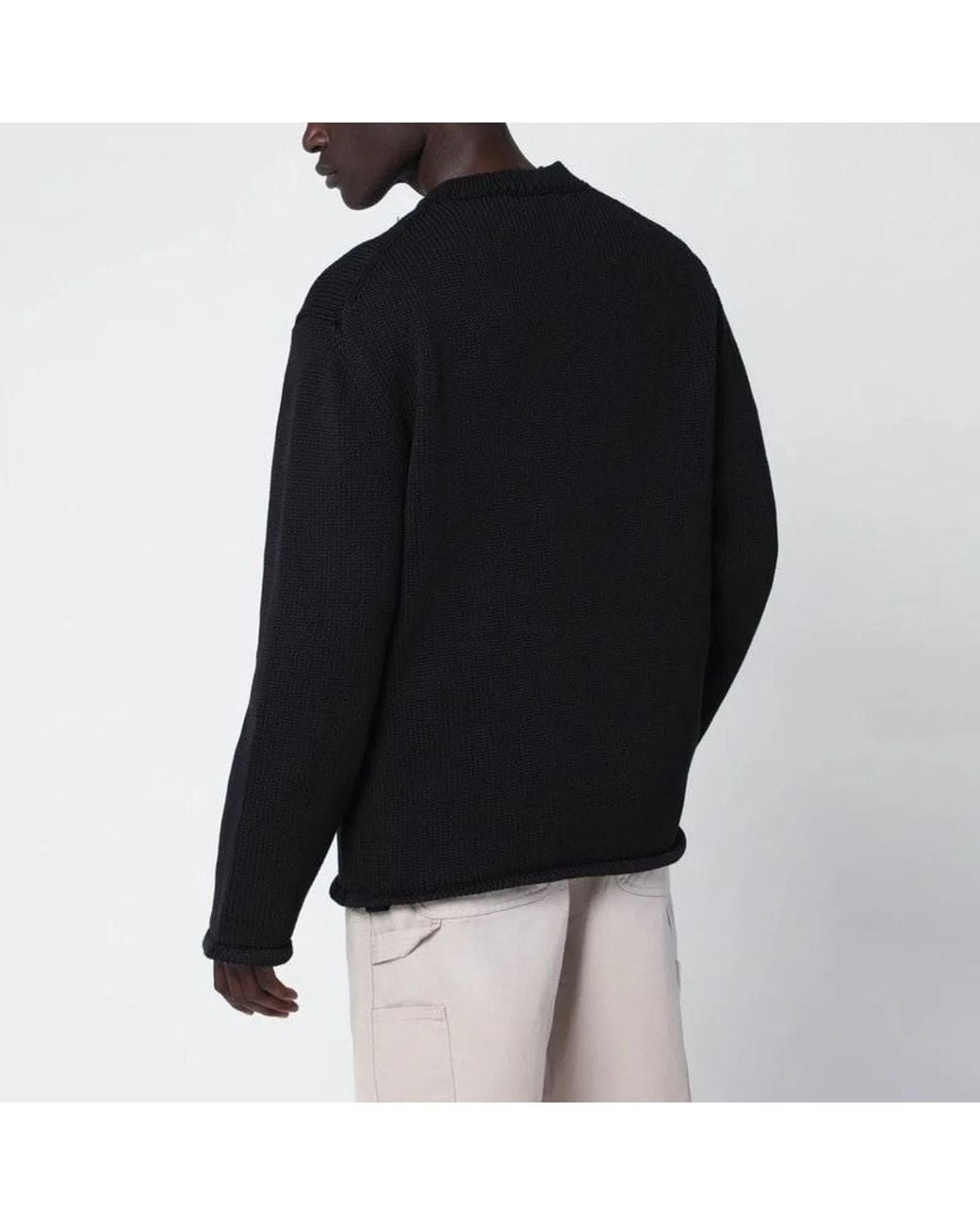 OAMC Black Cotton Sweater for men