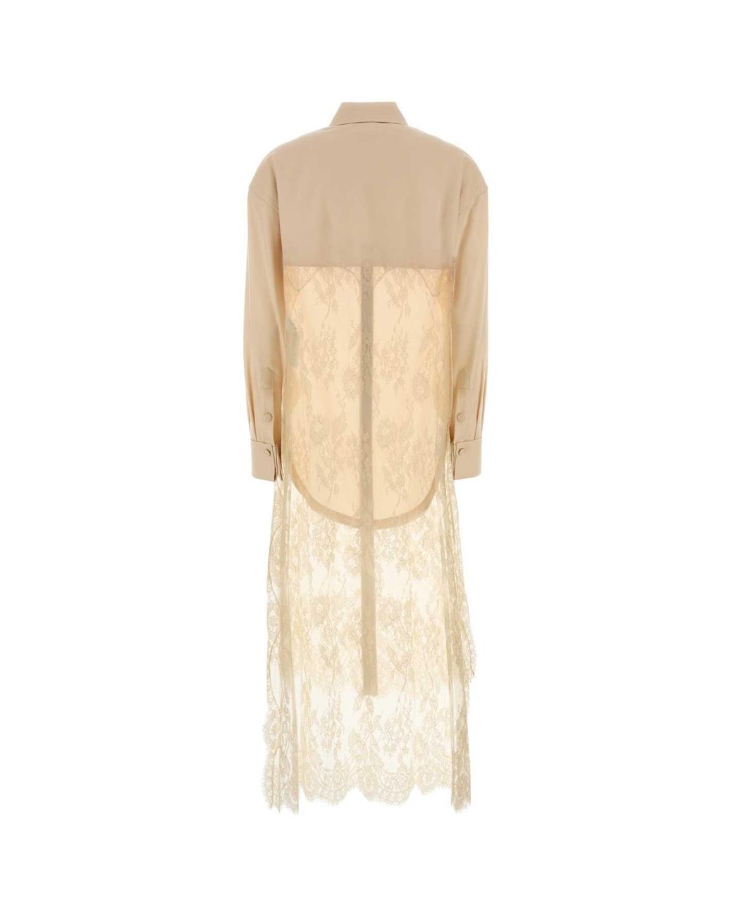 Zimmermann Natural Cream Stretch Wool Valiant Shirt