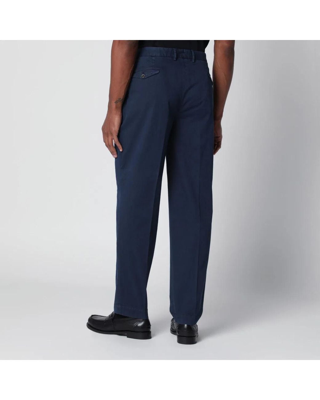 Santaniello Blue Trousers for men