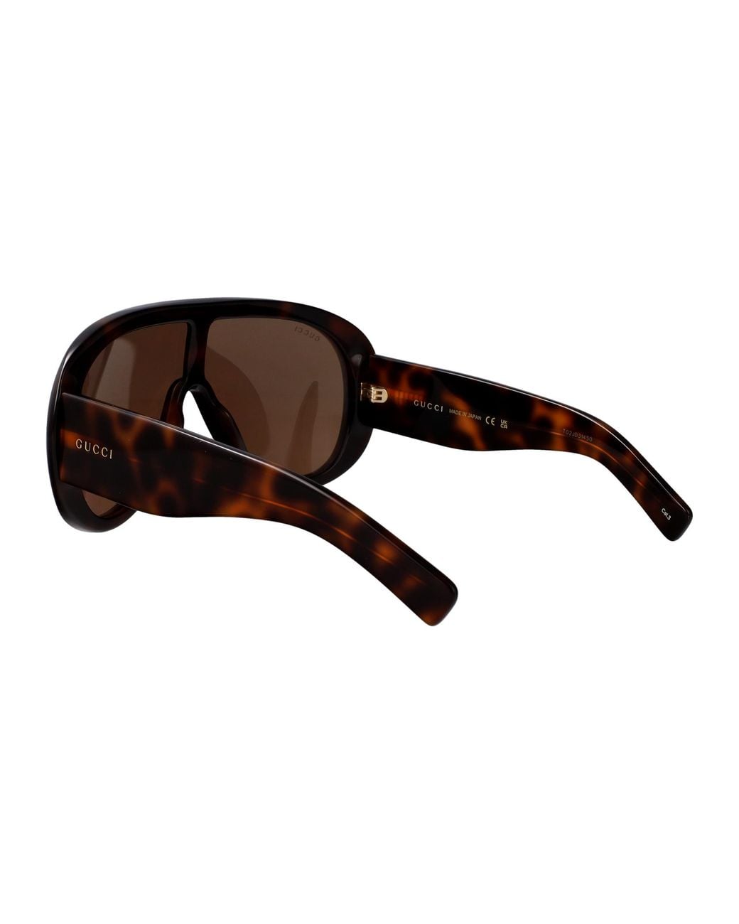 Gucci Brown Havana-Havana- Acetate Sunglasses