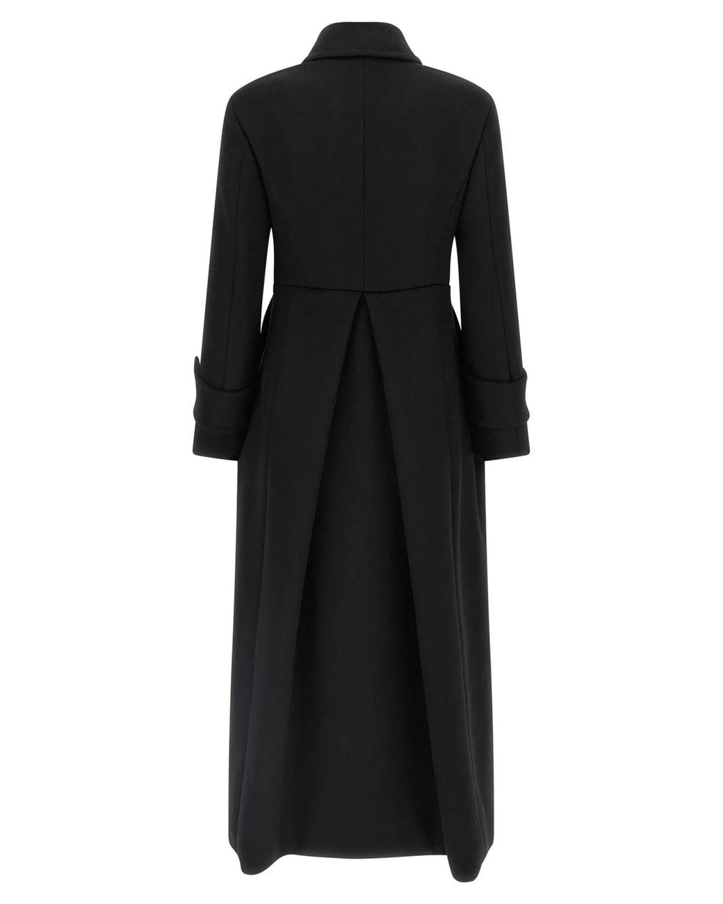 Max Mara Black Wool Coat Clothing