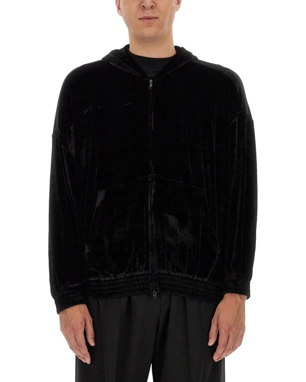 Balenciaga Black Bb Paris Strass Hoodie for men