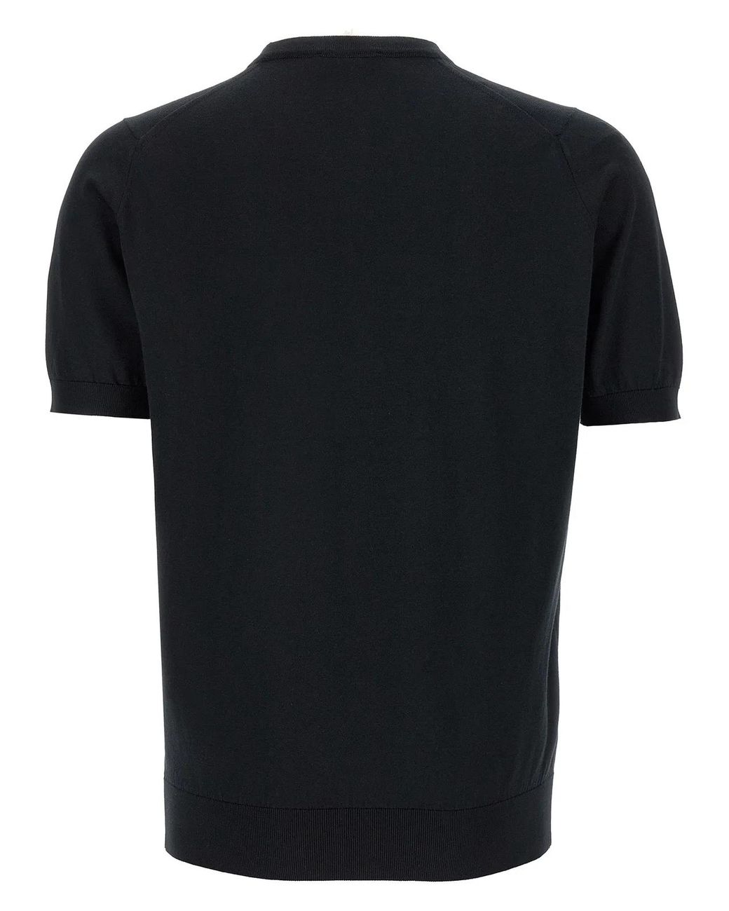 John Smedley Black 'Kempton' T-Shirt for men