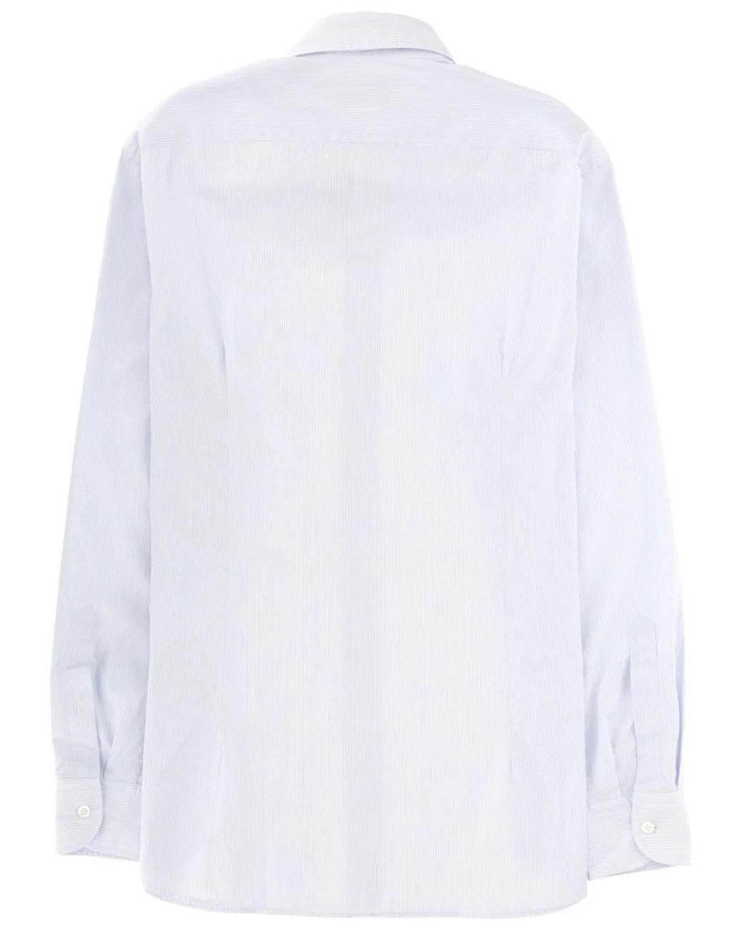 Lardini White Cotton Shirt for men