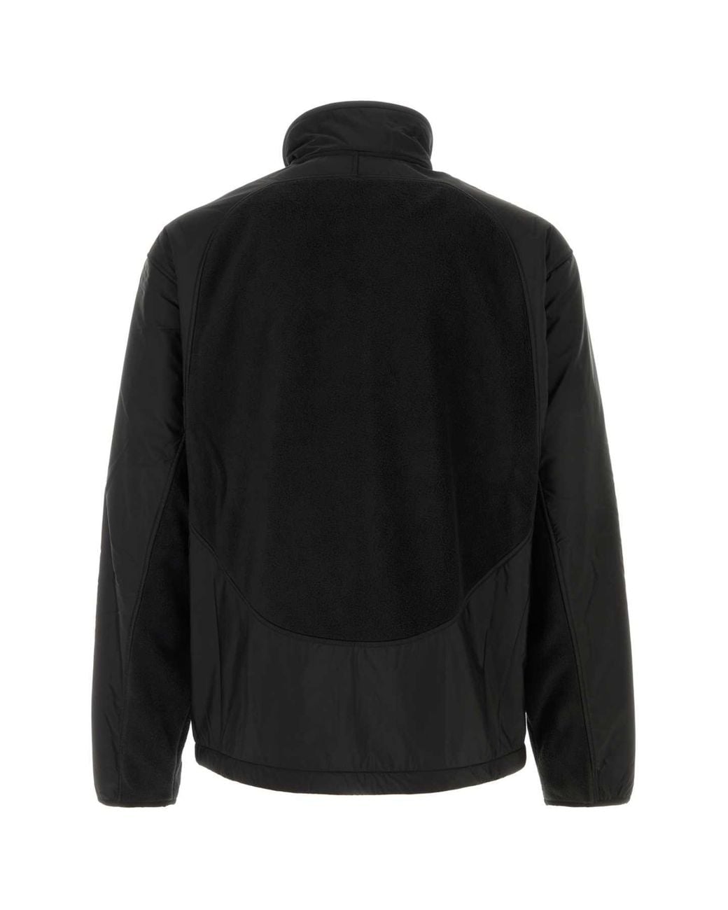 Prada Black Pile And Re-Nylon Sweatshirt for men