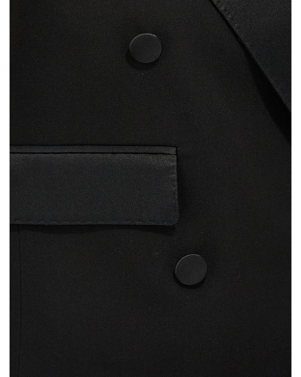 Dolce & Gabbana Black Tuxedo Gilet