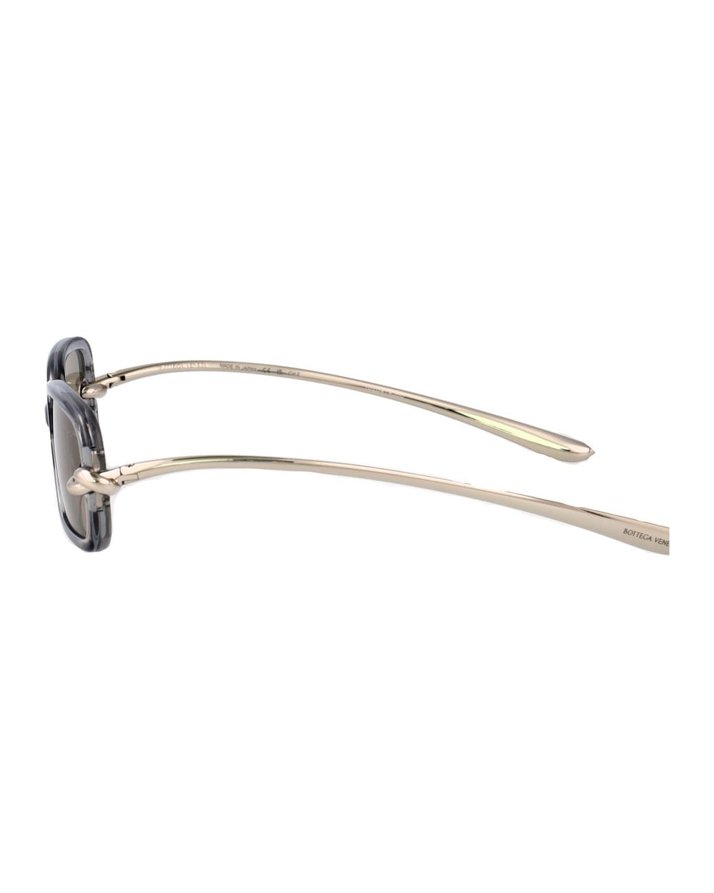 Bottega Veneta Gray Injected Sunglasses