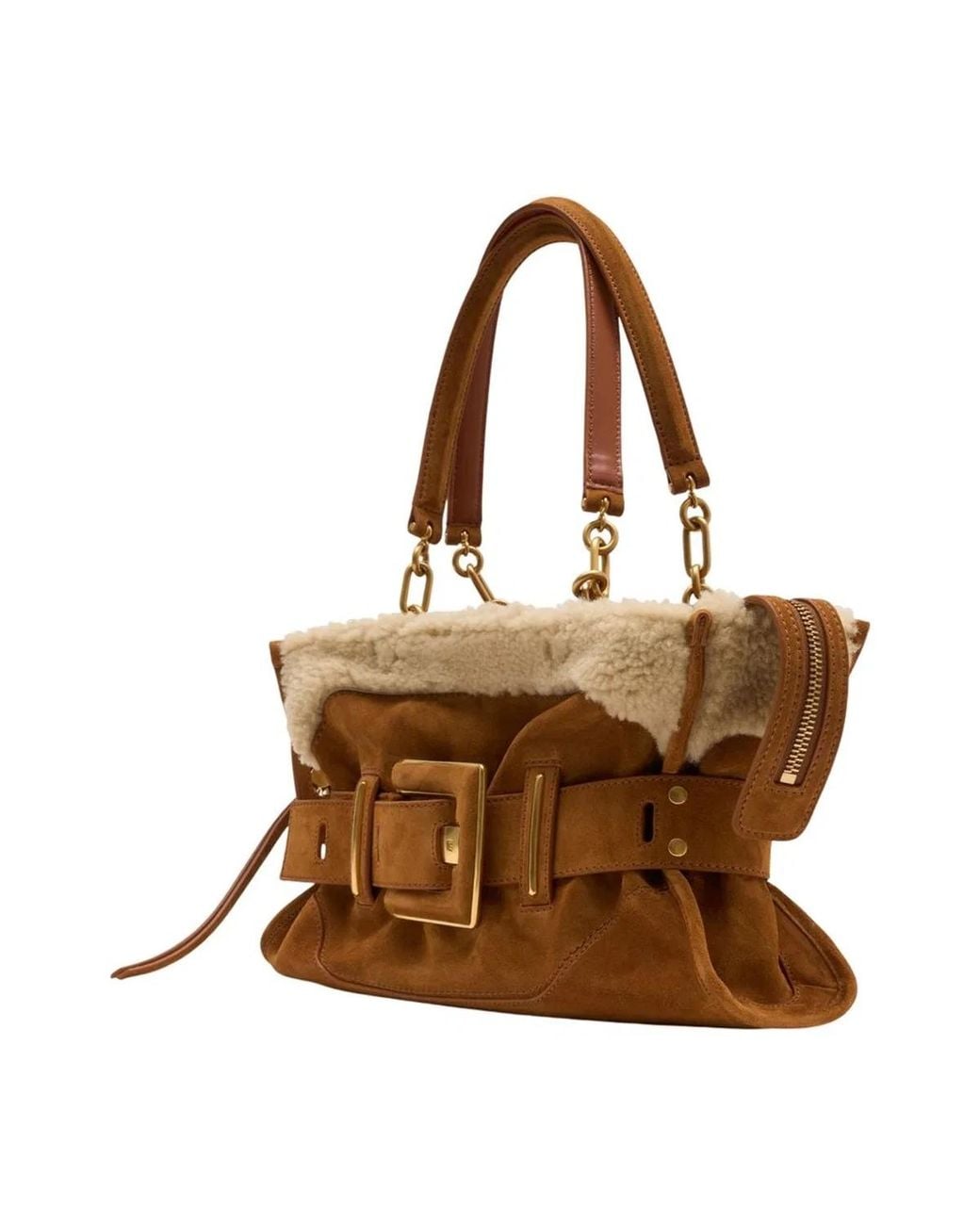 Balmain Brown Balmain Shoulder Bag
