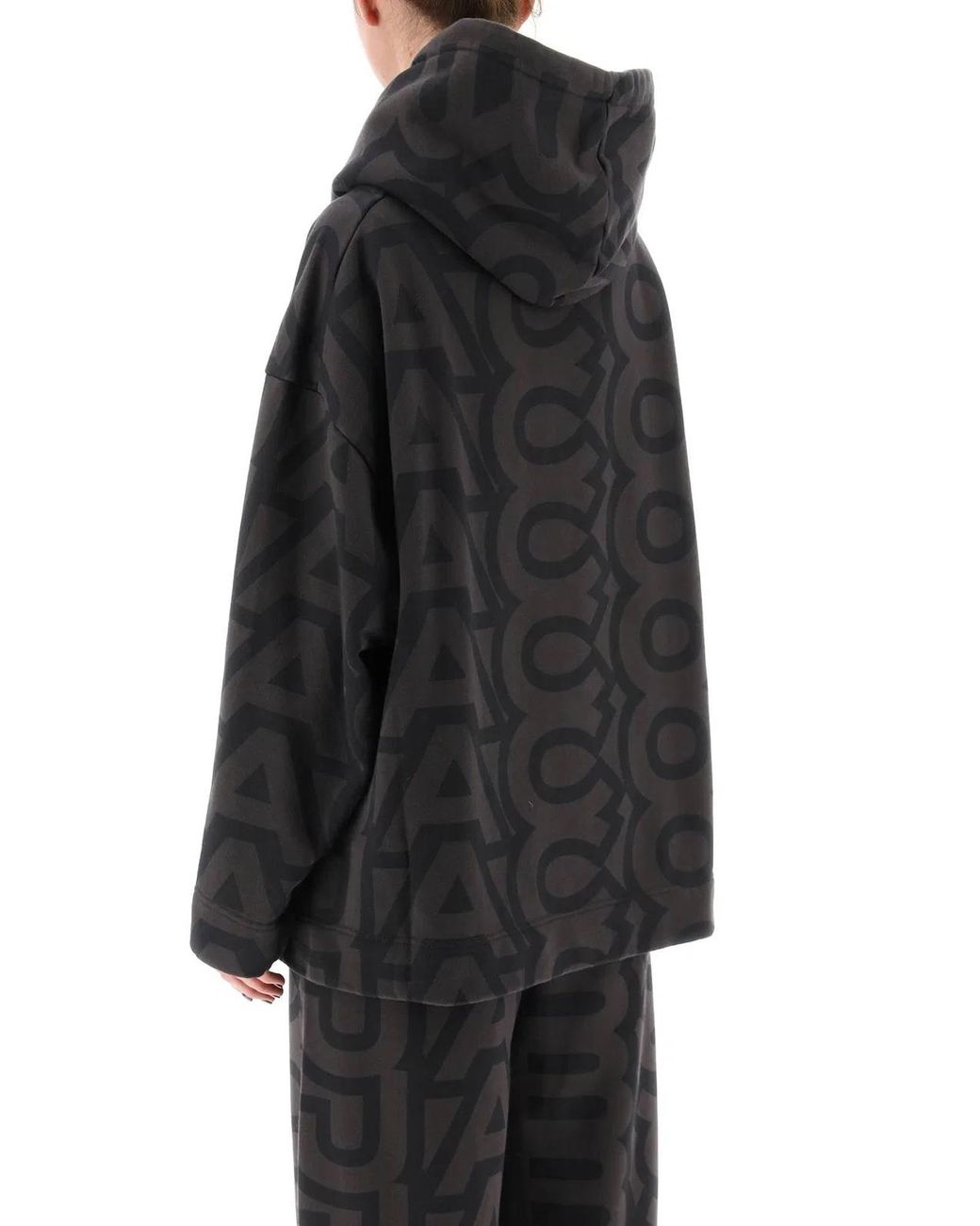 Marc Jacobs Black Monogram Logo Sweatshirt