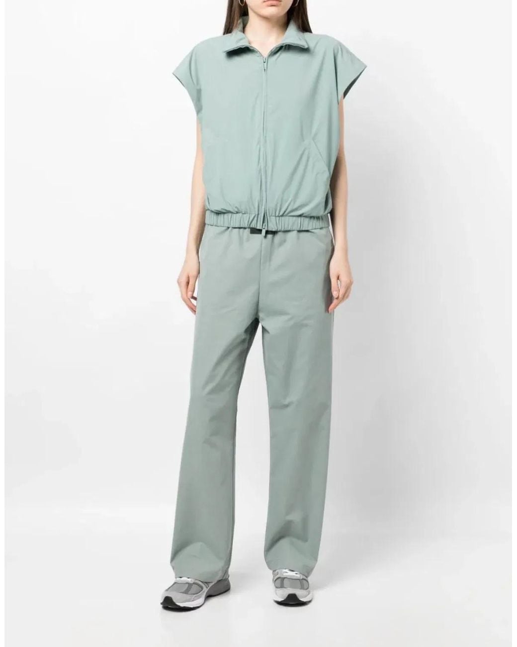 Fear Of God Blue Essentials Logo Relaxed Trousers