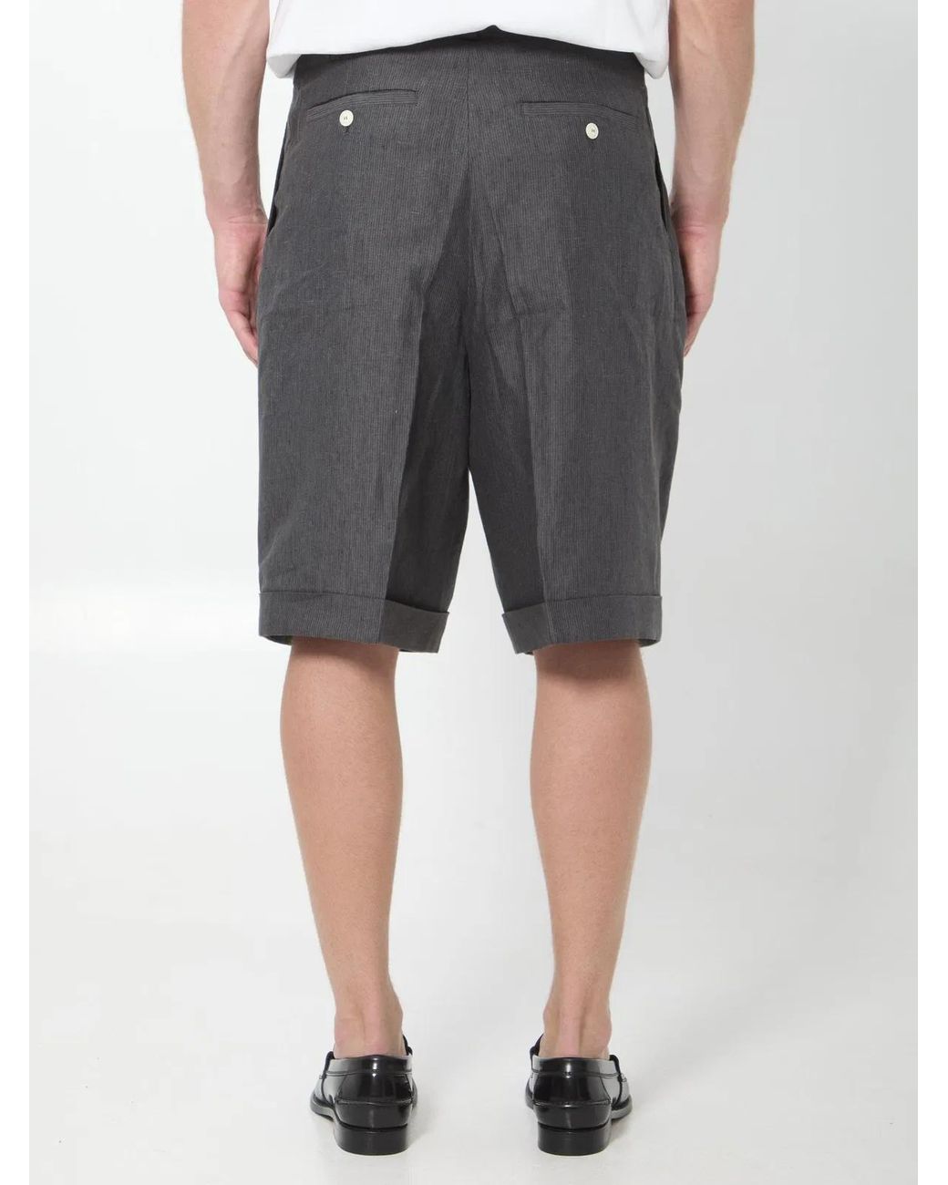 Jacquemus Gray Pastro Bermuda Shorts for men