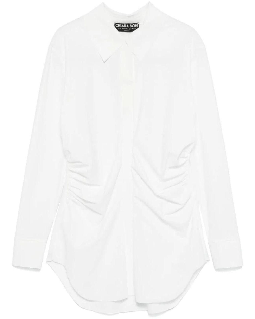 Chiara Boni White Doris Shirt Jersey