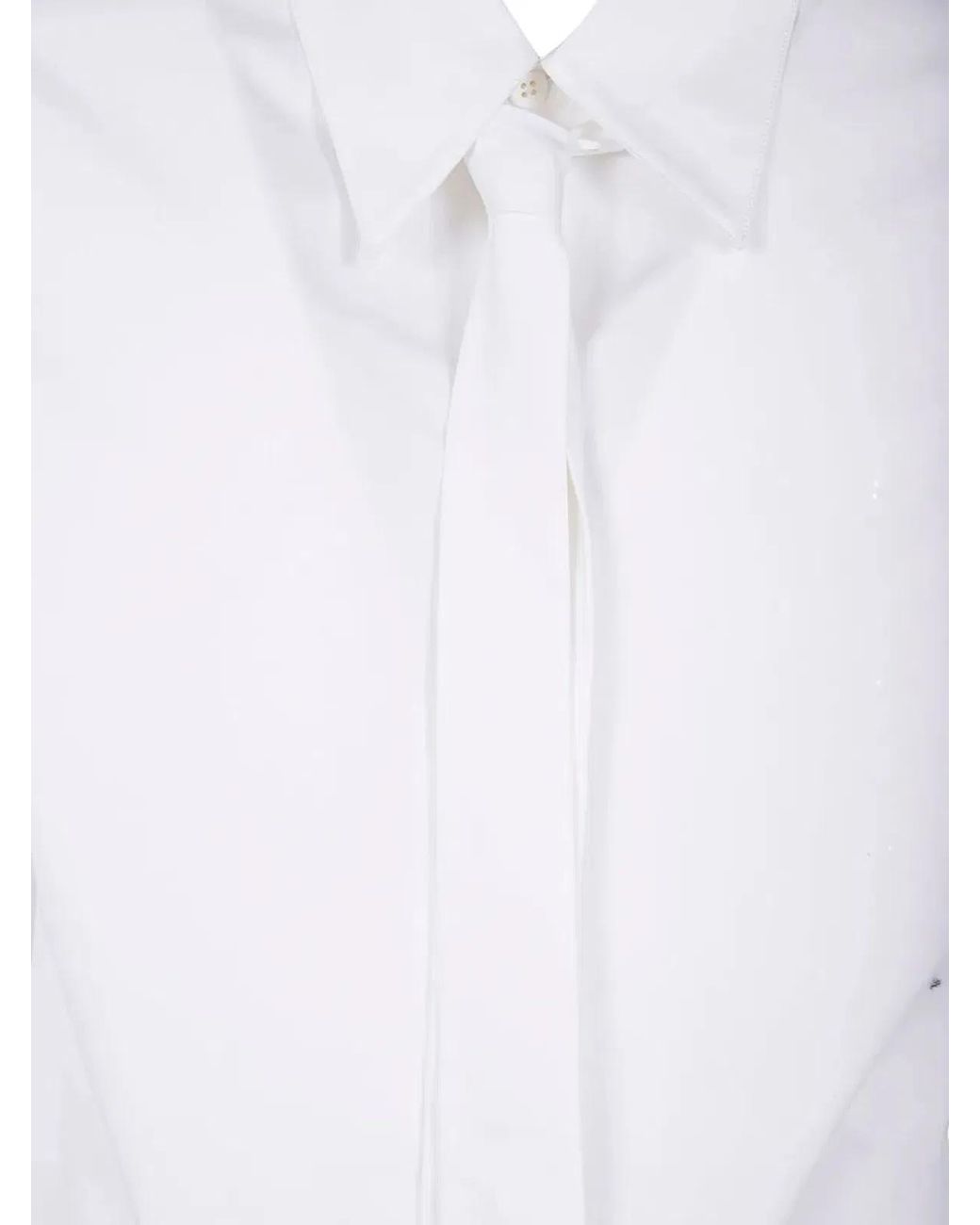 Jil Sander White Shirt With Tie for men