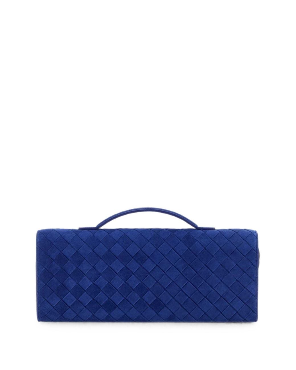 Bottega Veneta Blue Andiamo Clutch