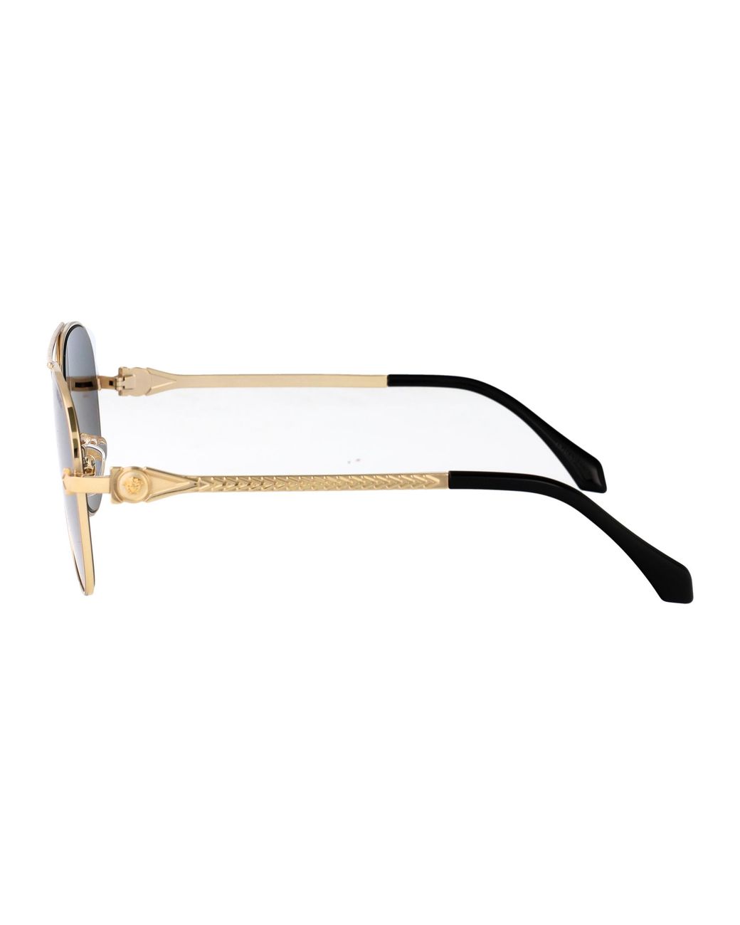 Versace Black Metal Sunglasses
