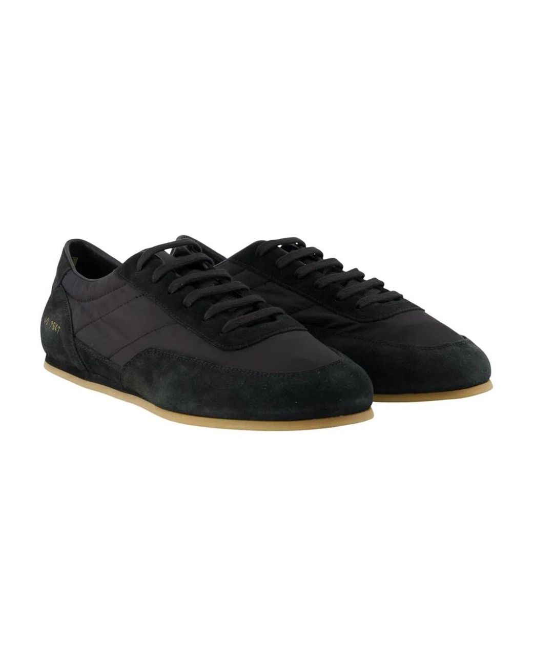 Common Projects Black Minimal Slip Sneakers for men