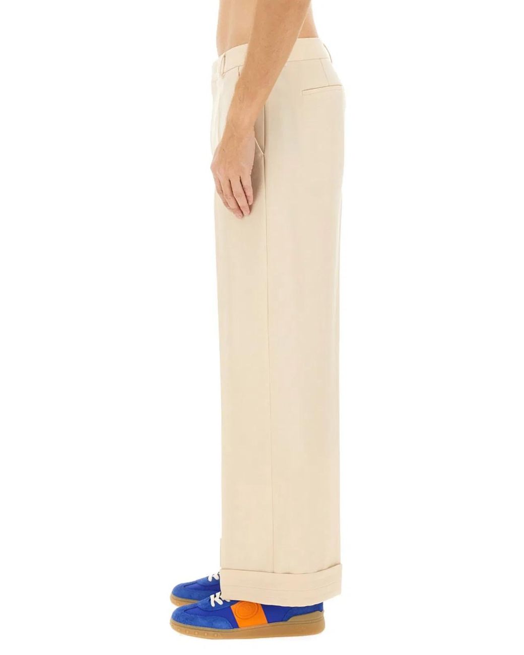 Valentino Natural Wool Pants for men