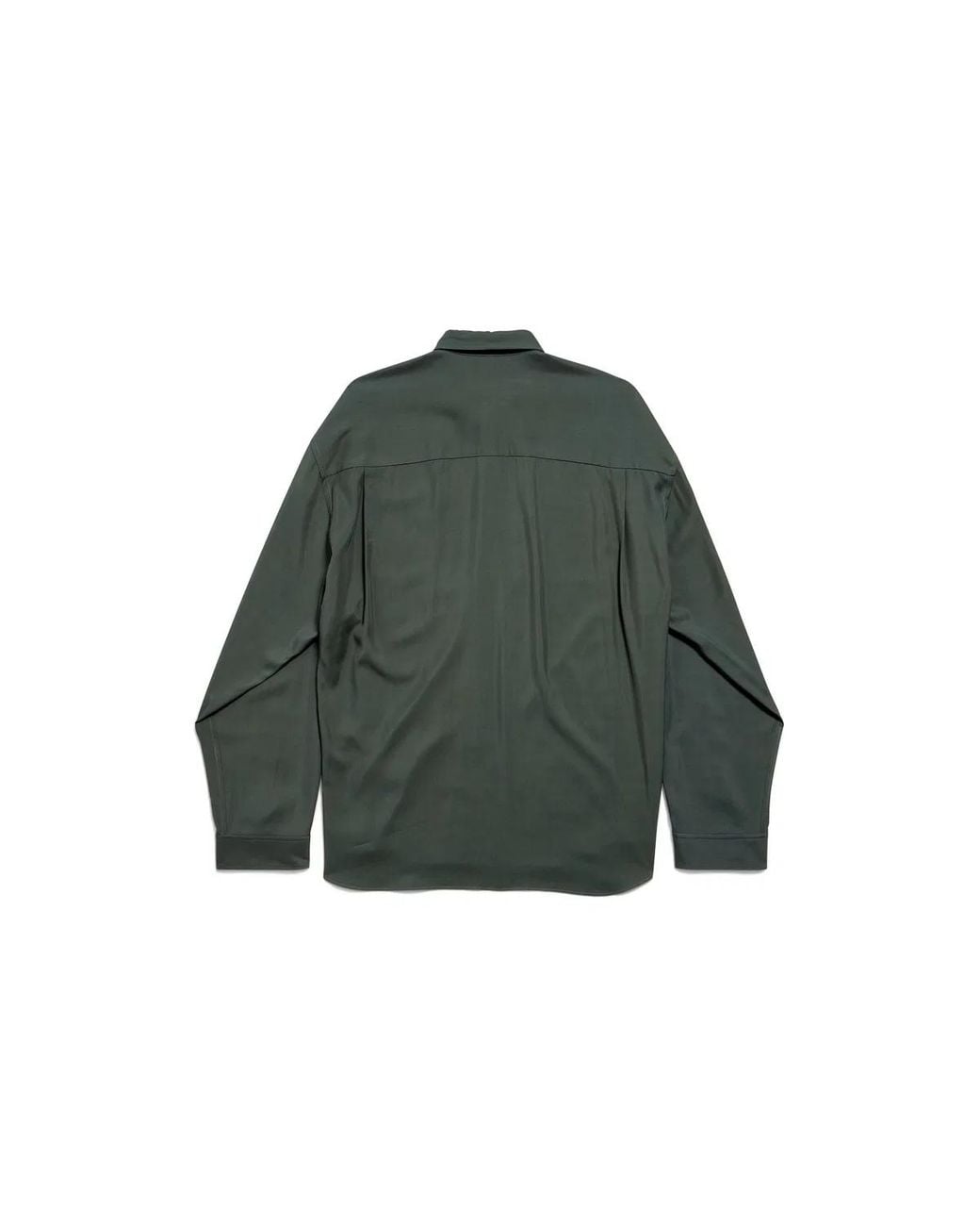 Balenciaga Green Utility Shirt for men