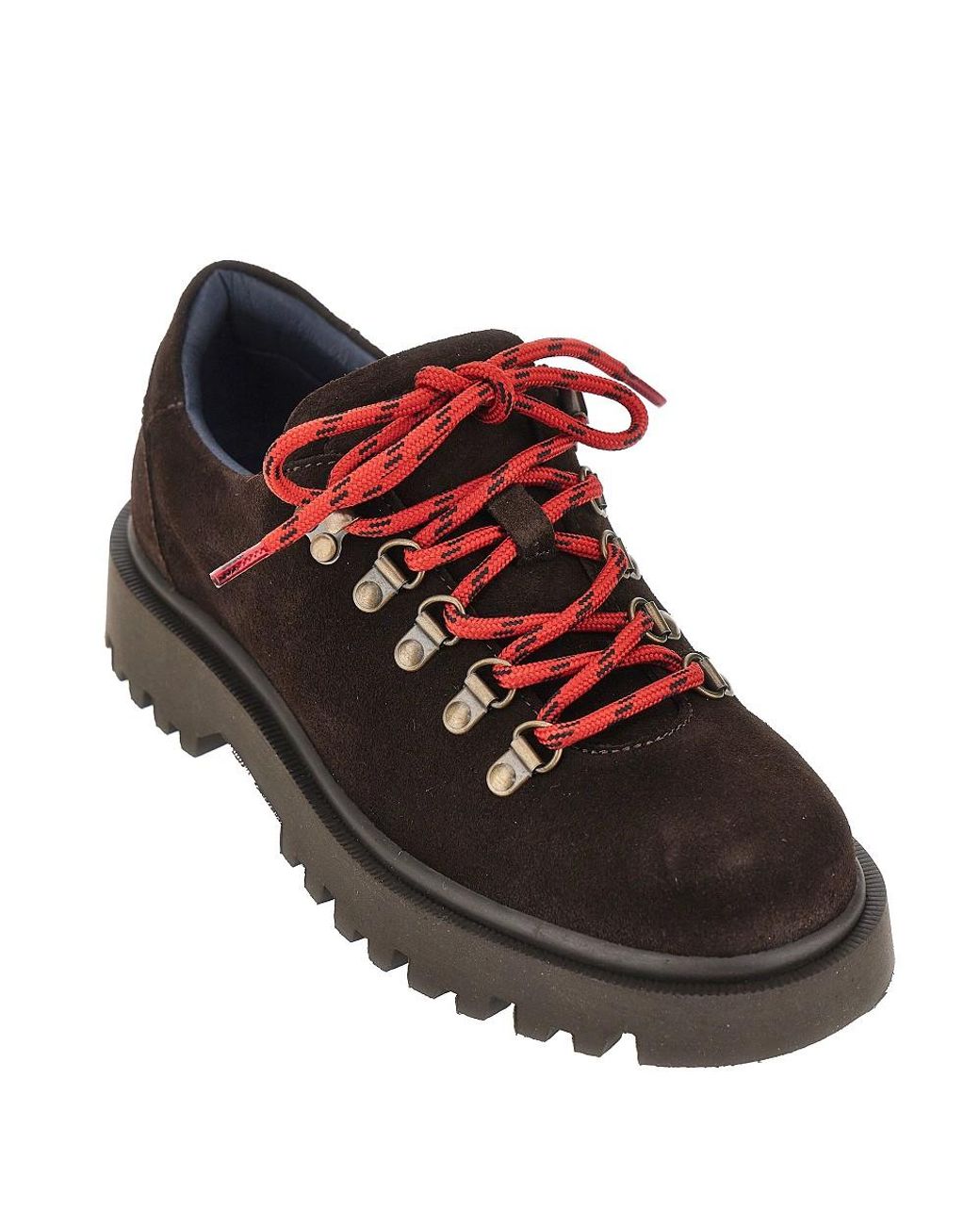 BIANCO LEVRIN Brown Suede Leather Biadenali Shoes for men