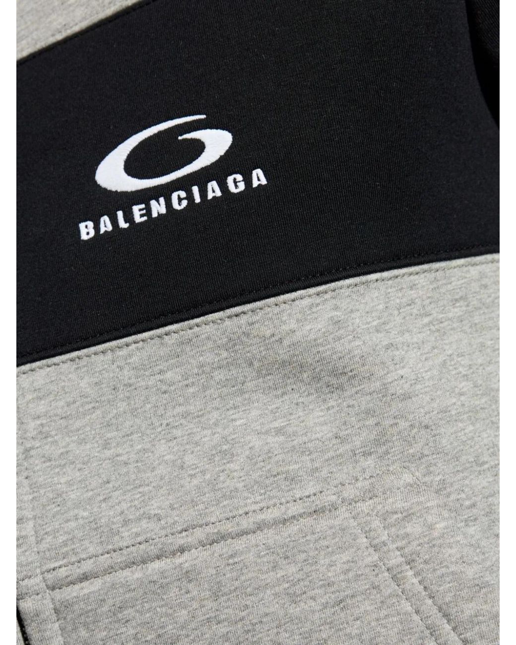 Balenciaga Gray Sweatshirt With Logo for men
