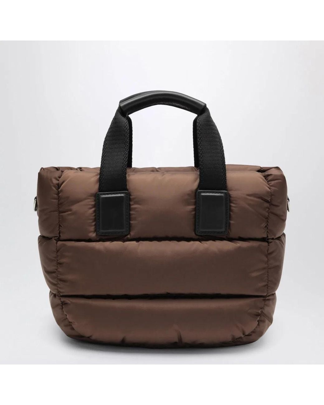 Moncler Brown Mini Caradoc Tote Bag