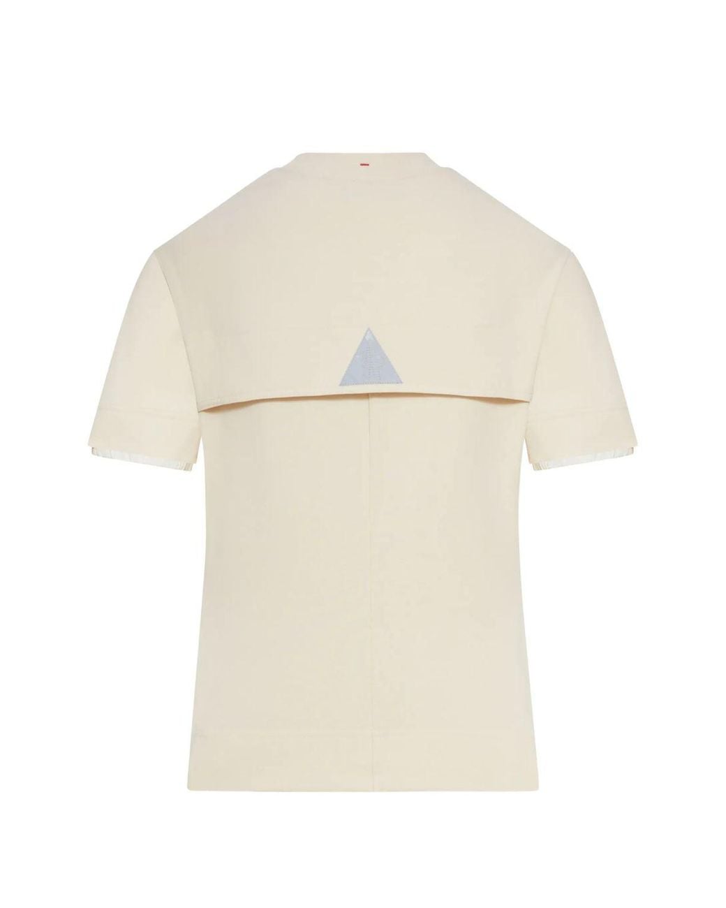 Moncler White Cotton T-Shirt