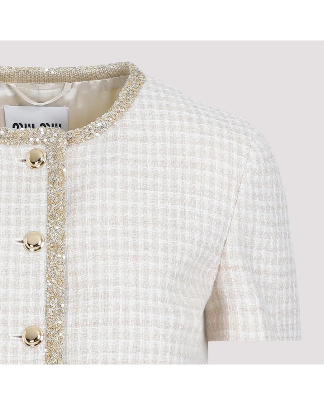 Miu Miu White Giacca
