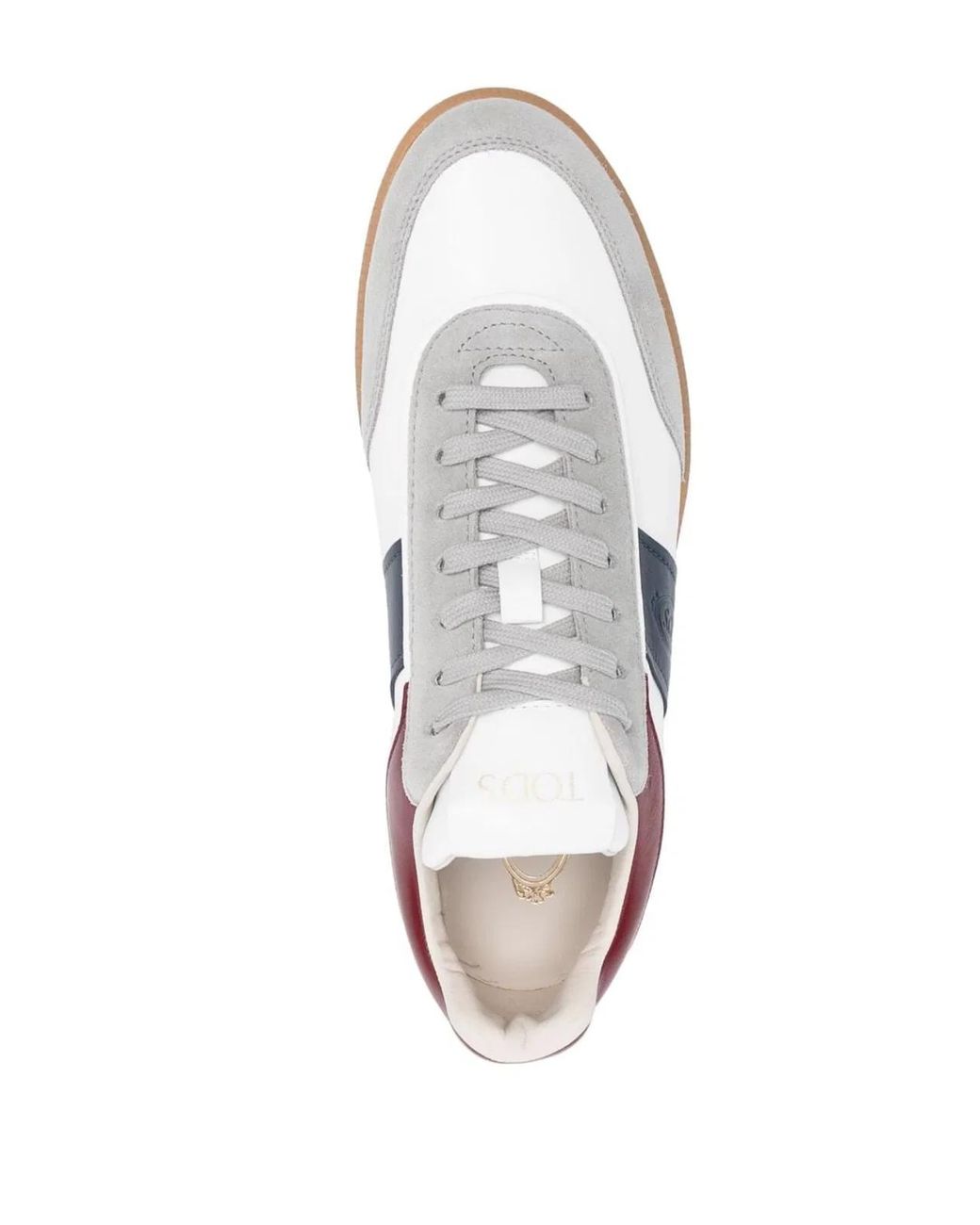 Tod's Blue Luxurious Calf Leather Tab Sneakers for men