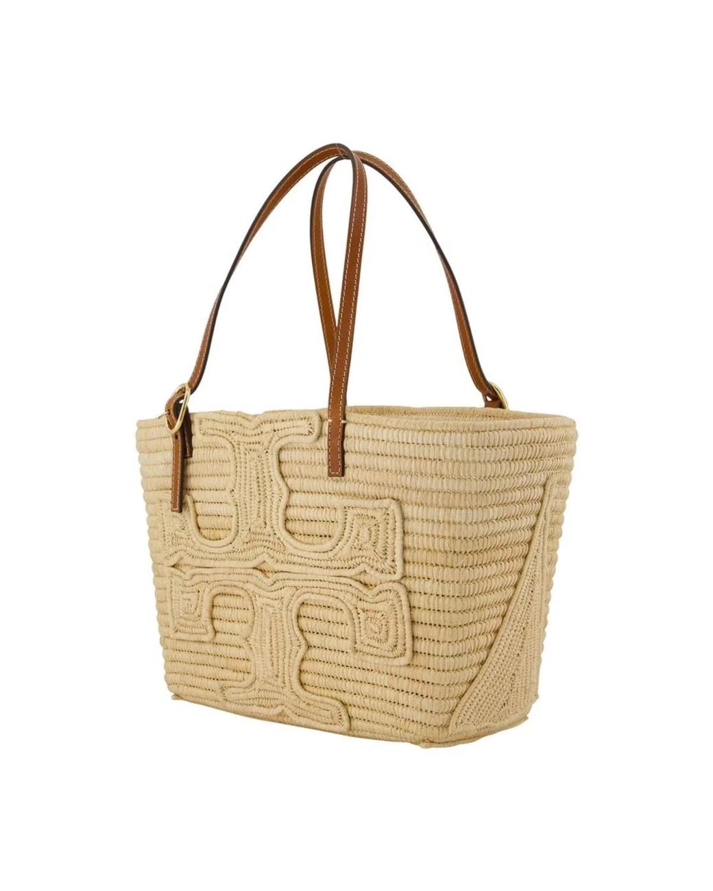 Tory Burch Metallic Ella Small Shopper Bag
