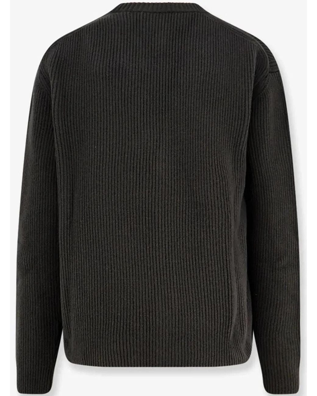 Gucci Black Charcoal Wool Blend Cardigan for men
