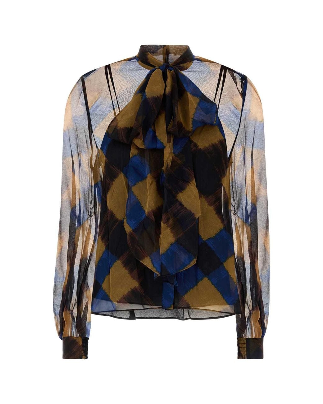 Diane von Furstenberg Black Silk Garcelle Shirt