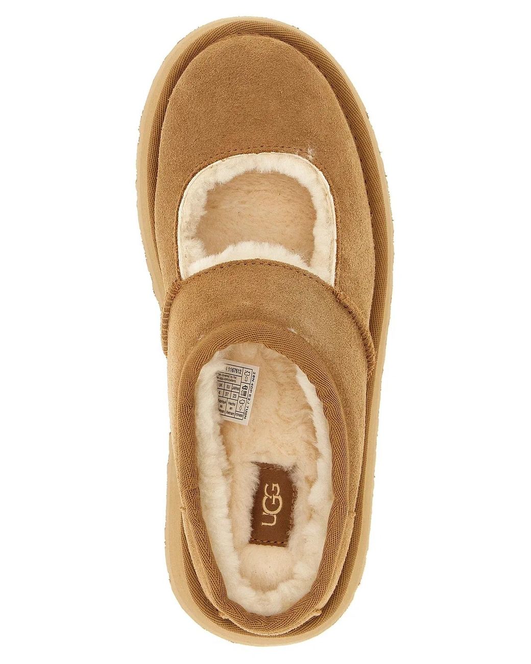 Ugg Brown 'Bea Mary Jane' Sabots