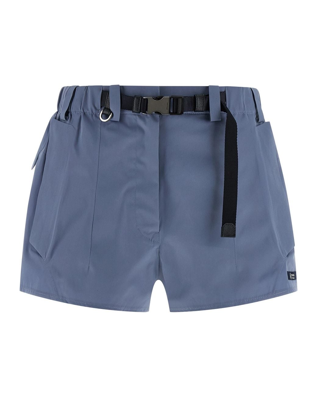 Prada Blue Polyester Bermuda Shorts