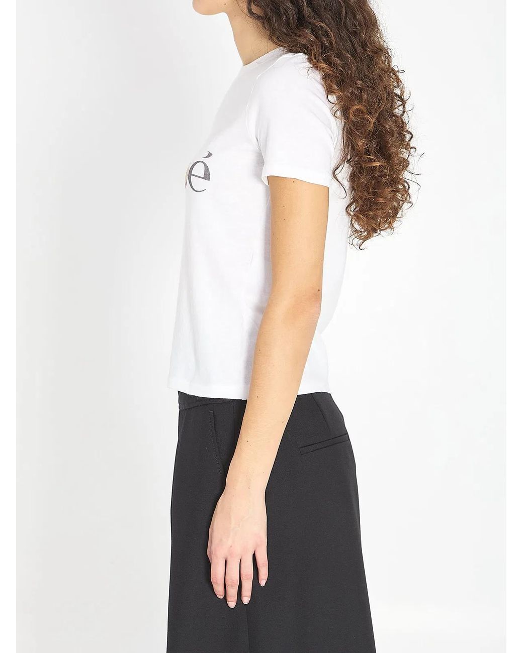 Chloé White Classic Printed T-Shirt
